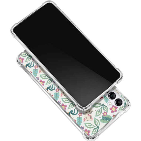 Disney Princess Moana Pua and Heihei Pattern Galaxy A15 5G Clear Case